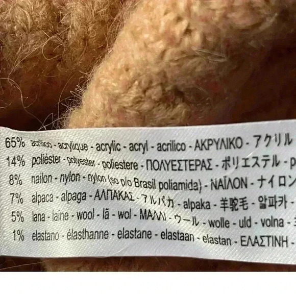 Zara NWT Knit Poly Wool
Alpaca Blend Oversized Dress Size Small - Picture 4 of 8